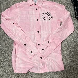 Hello kitty pink flannel